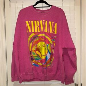 Urban Outfitters Pink Nirvana Sweater